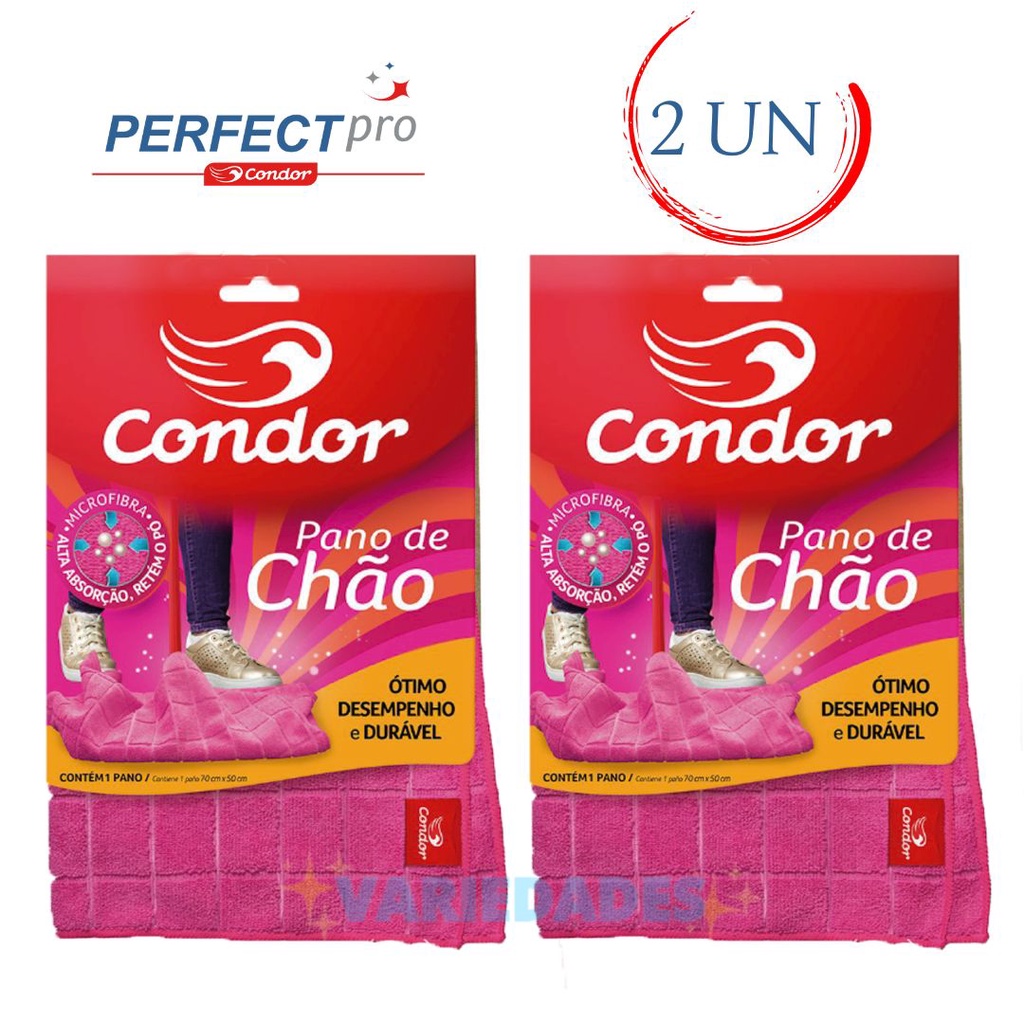 Pano De Chão Multiuso Para Limpeza Geral 50x70cm Grande 2 Un em Oferta na Shopee