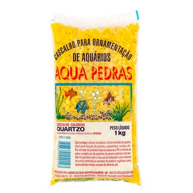 Aqua pedras cascalho colorido 1kg