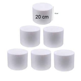 6 Bases P/ Bolo Fake 20Cm x 15Cm Cenográfico Isopor EPS em Oferta na Shopee