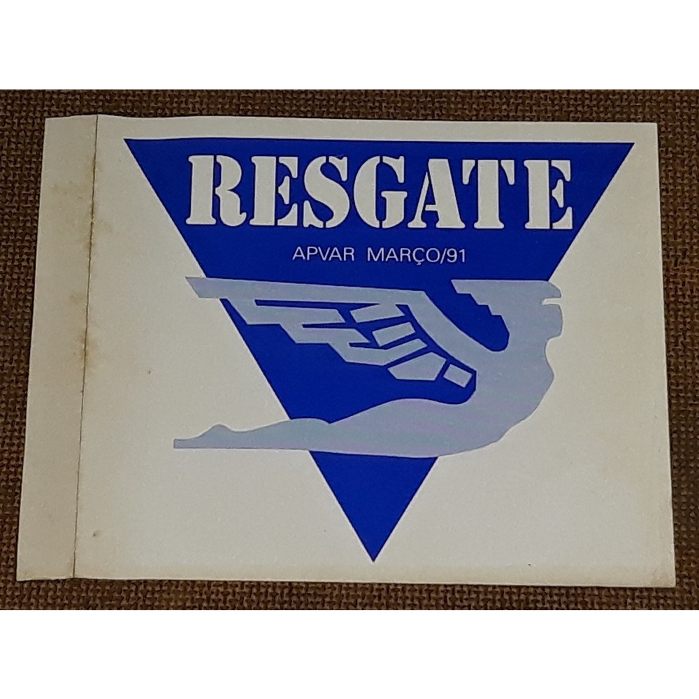 Varig Apvar Resgate - Adesivo Raro