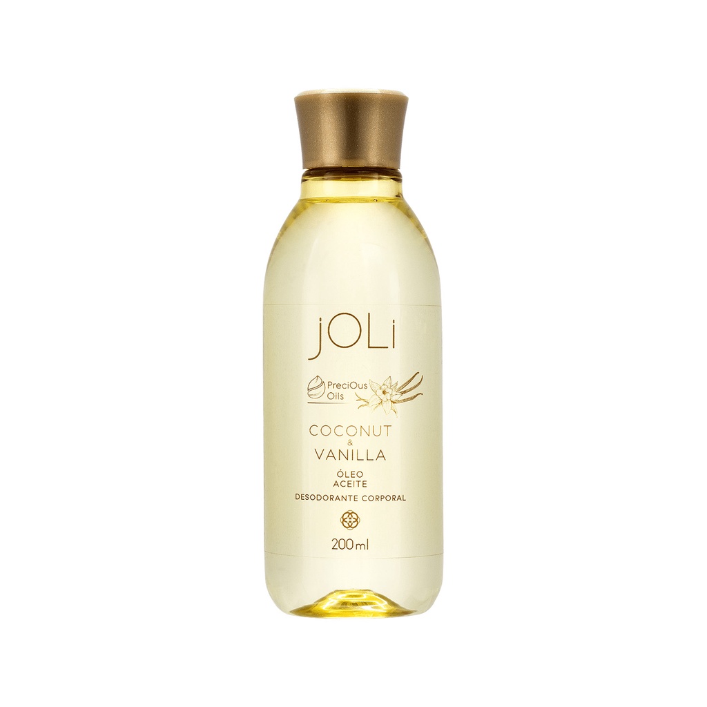 Óleo Corporal Desodorante Joli Hinode Hidratante Corporal Coco e Vanilla