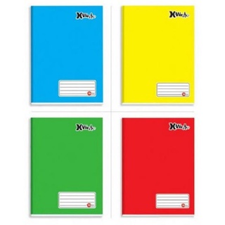 Caderno De Brochura Grande Capa Dura 96 Folhas