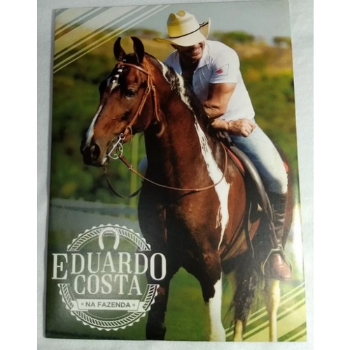 DVD EDUARDO COSTA NA FAZENDA CAPA PAPELÃO