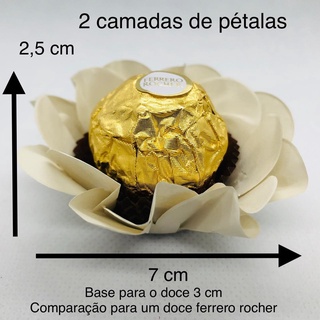 120 forminhas para doces OFF WHITE  modelo style festas e casamentos em Oferta na Shopee