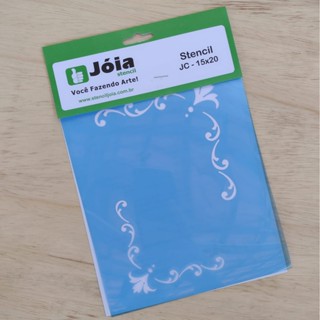 Stencil para Pintura 15 x 20cm - JC834 - Cantoneira - Jóia em Oferta na Shopee