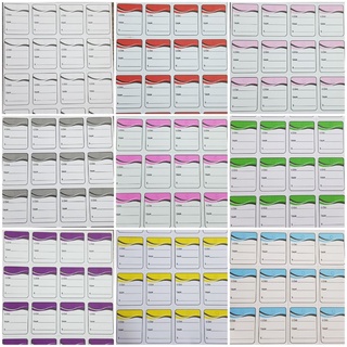 Etiquetas Tag de preço manual cores