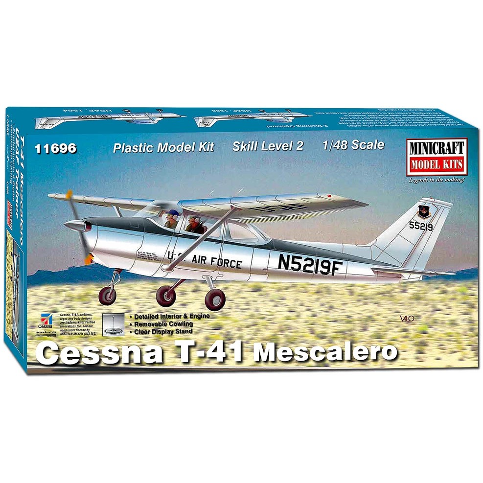 Cessna T-41 Mescalero - 1/48 - Minicraft 11696 | Shopee Brasil