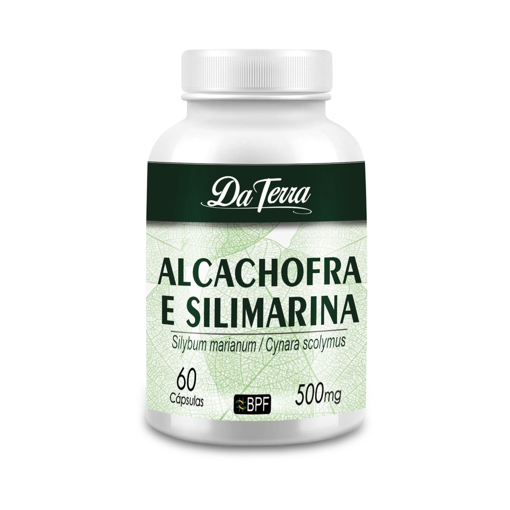 Alcachofra + Silimarina 60 Cápsulas / 500 Mg