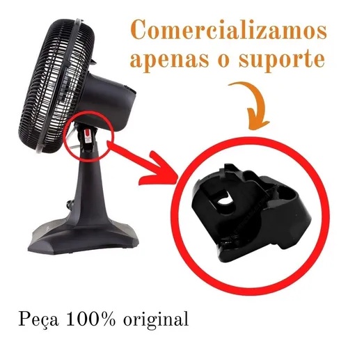 Suporte do Motor Pescoço Ventilador Protect Turbo 30 Preto