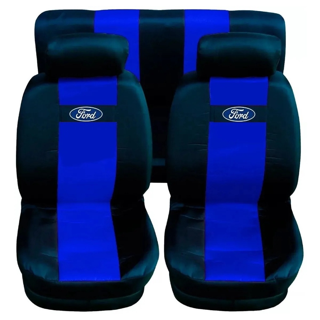 Capa Banco Carro Tecido Nylon Automotivo Ford Ka Escort Hobby New Fiesta Courier Cores: Azul,Vermelho,Rosa,Amarelo