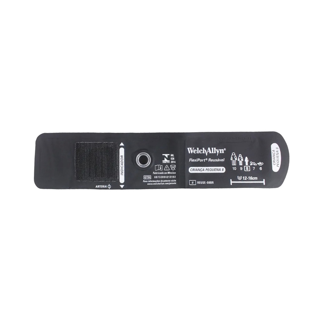 Braçadeira Criança Pequena 12-16cm N08 Flexiport Welch Allyn