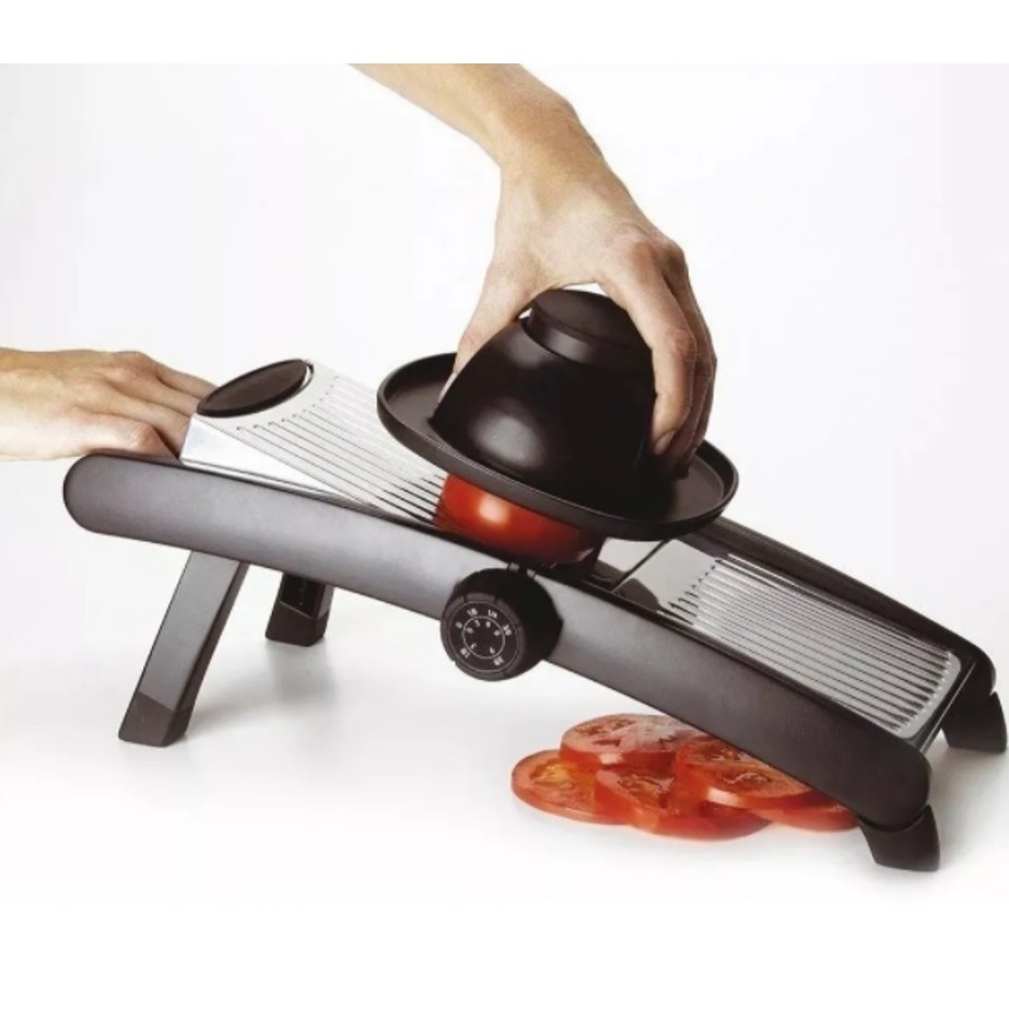 Cortador Ralador Mandoline Profissional Regulagem 5 Níveis Inox Original