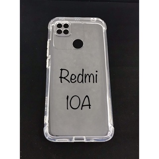 Capa TPU Transparente Antishock com proteção de câmera para Xiaomi Redmi 10A 6.53