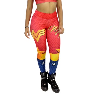 Calça Legging Poliéster Academia Exercícios Várias Estampa Exclusiva