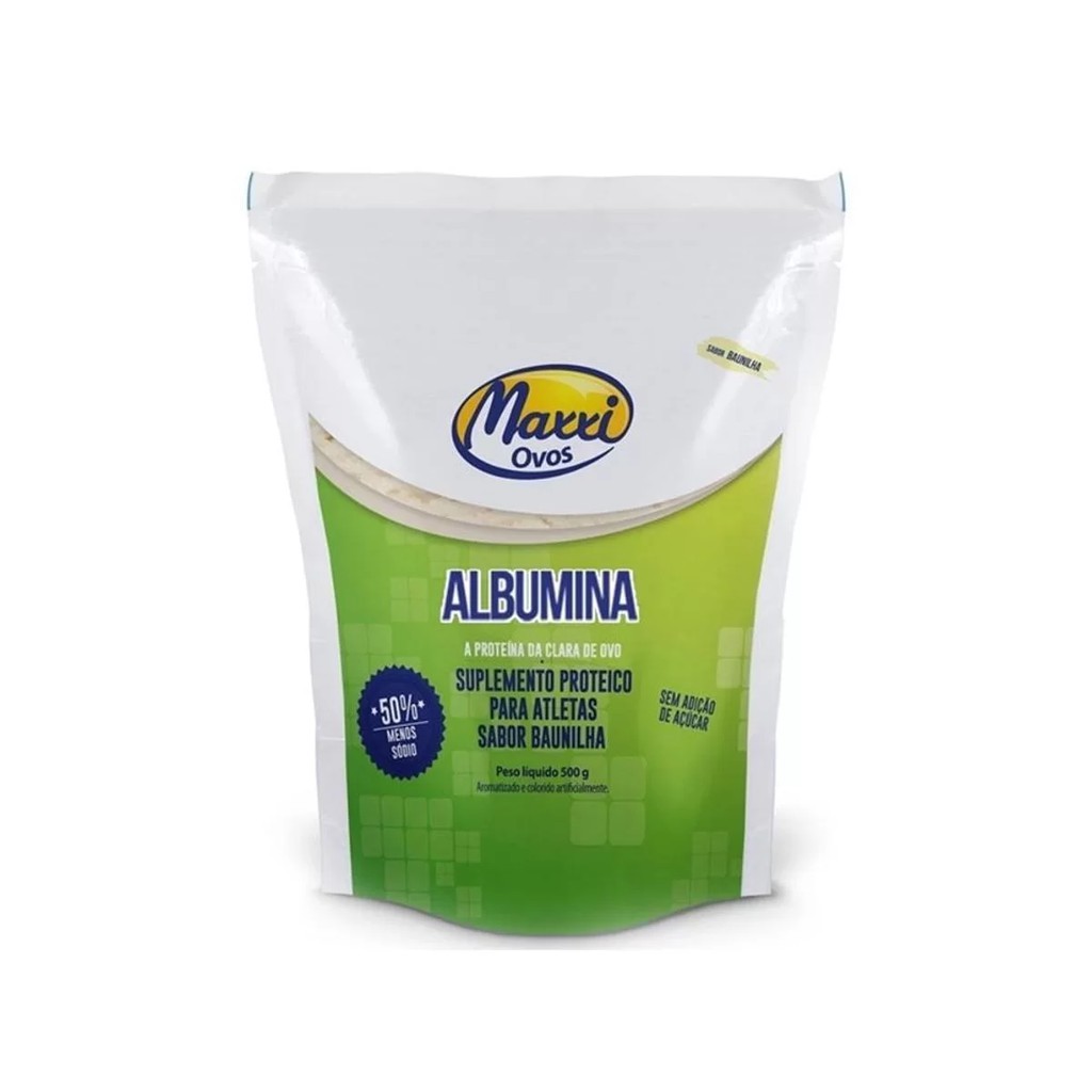 Albumina - Proteína da clara do Ovo - Maxxi Ovos - 500g