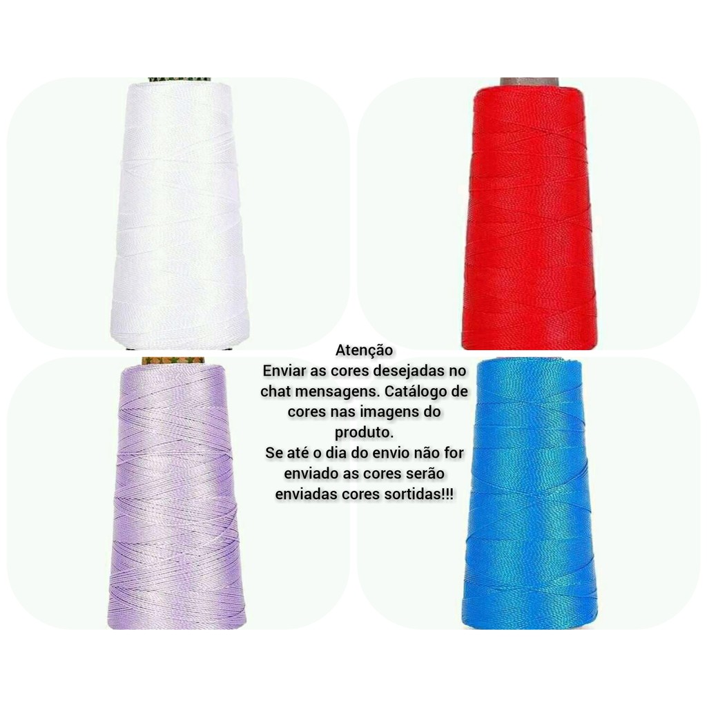 Kit com 5 unidades de linhas Rainha grossa