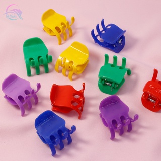 Kit com 12 piranhas médias prendedor de cabelo 4x3 cm envio imediato Preto Transparente