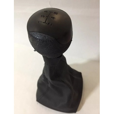 Bola Manopla Preta + Coifa Cambio Fiat Strada 2007 A 2011