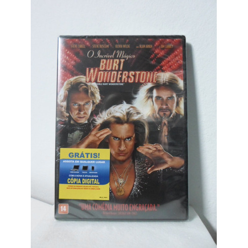 Dvd O Incrivel Magico Burt Wonderstone - Lacrado - Jim Carrey - Olivia Wilde
