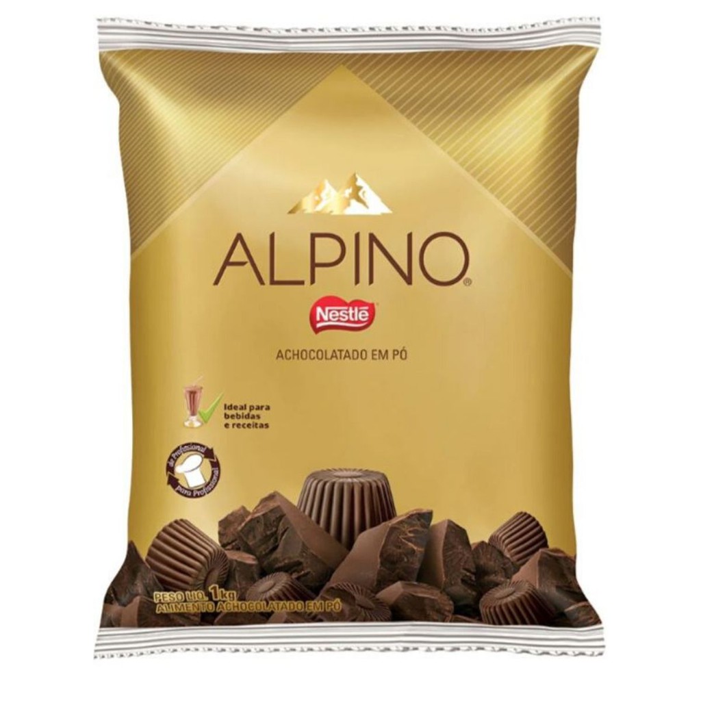 Achocolatado Em Pó Alpino Nestle Chocolate 1,01kg