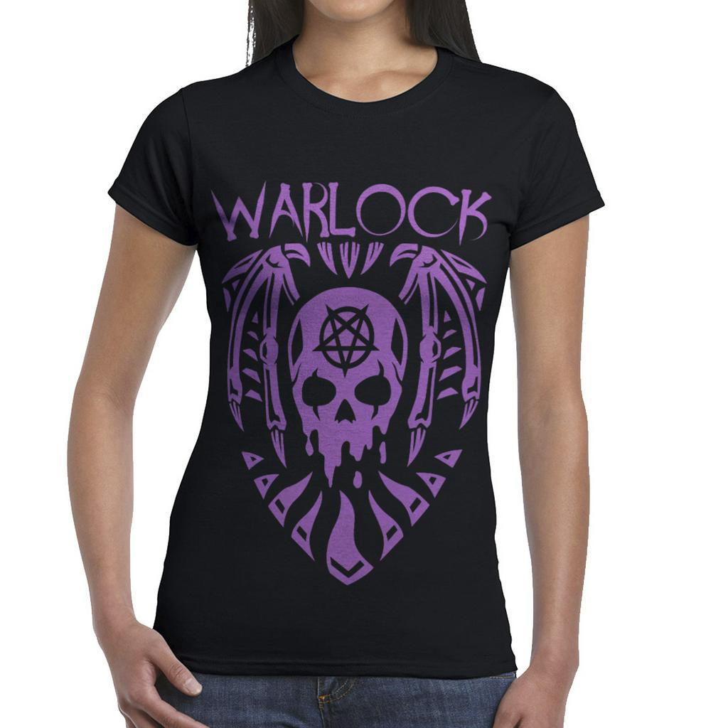 Camiseta Fem. Warlock - Bruxa Classe RPG + Brinde
