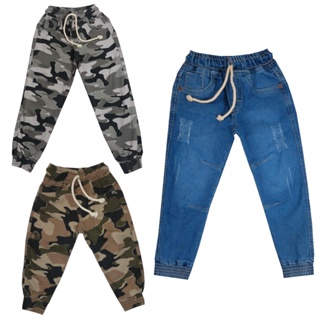 Calça JOGGER Jeans Infantil Masculina 1 a 8 anos em Oferta na Shopee