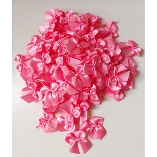 Laço ou lacinho de cetim n02 C/100 und - Ideal para artesanato, lembrancinhas, pet, aniversário, decorações