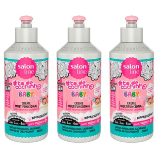 Kit Salon Line Sos Cachos Kids Infantil 09 Produtos Shopee Brasil