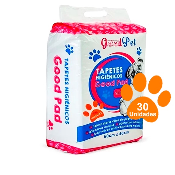 Tapete Higienico Good Pad P/ Cães E Gatos 60x60 Com 30