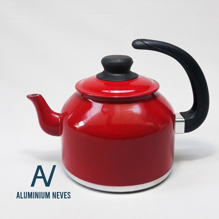 Chaleira 16 Vermelha - Aluminium Neves em Oferta na Shopee