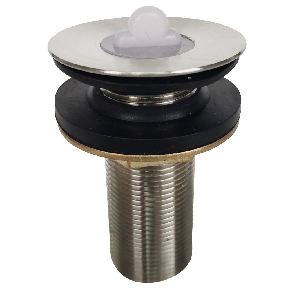 Válvula Ralo 7/8 lavatório Inox Banheiro Cubas Pias lavabo Tanque Ralo de pia