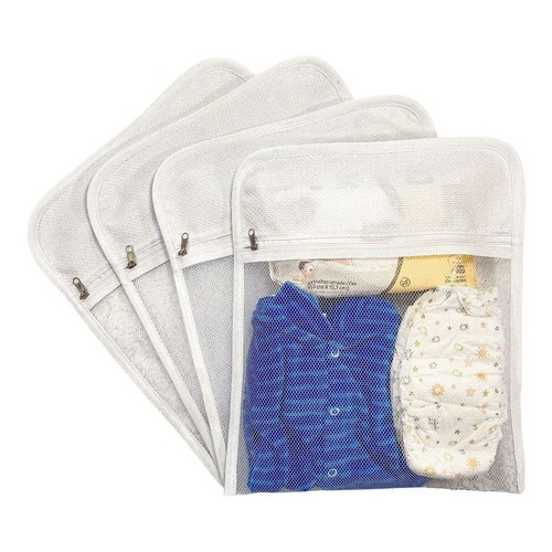 Kit 6 Saquinhos Maternidade Multiuso Saco Organizador Nécessaire Envelope Com Zíper em Oferta na Shopee