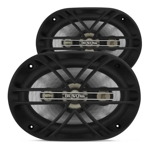 Alto Falante Bravox B4x69d 6x9 Polegadas 300w 150wrms Par - Spare Parts and Accessories for Vehicles