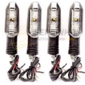 Pisca de LED Universal de Parafuso Modelo CB 250 Kit 04 Peças - Importado