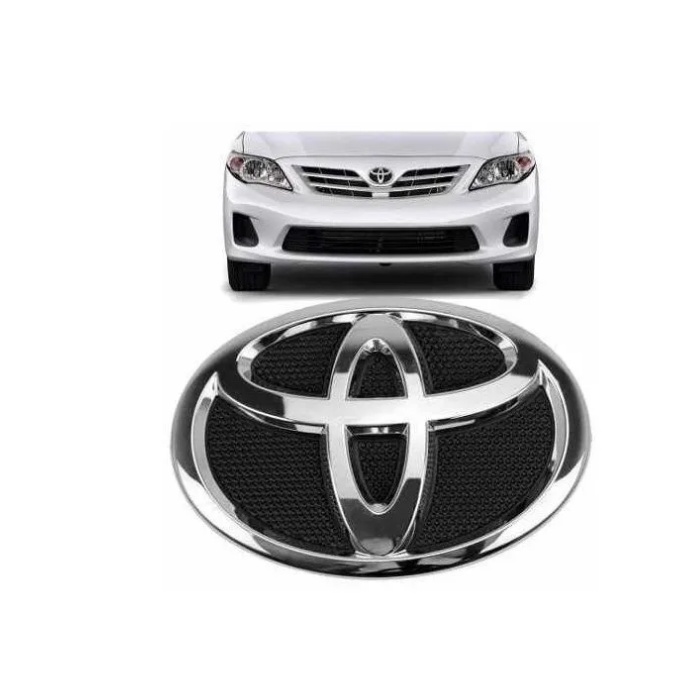 Emblema Grade dianteiro Toyota Corolla 2009 2010 2011 2012 2013 Cromado