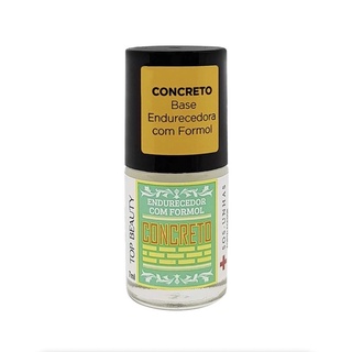 Kit 3 Base Concreto Endurecedor Formol Top Beauty Sos 7ml