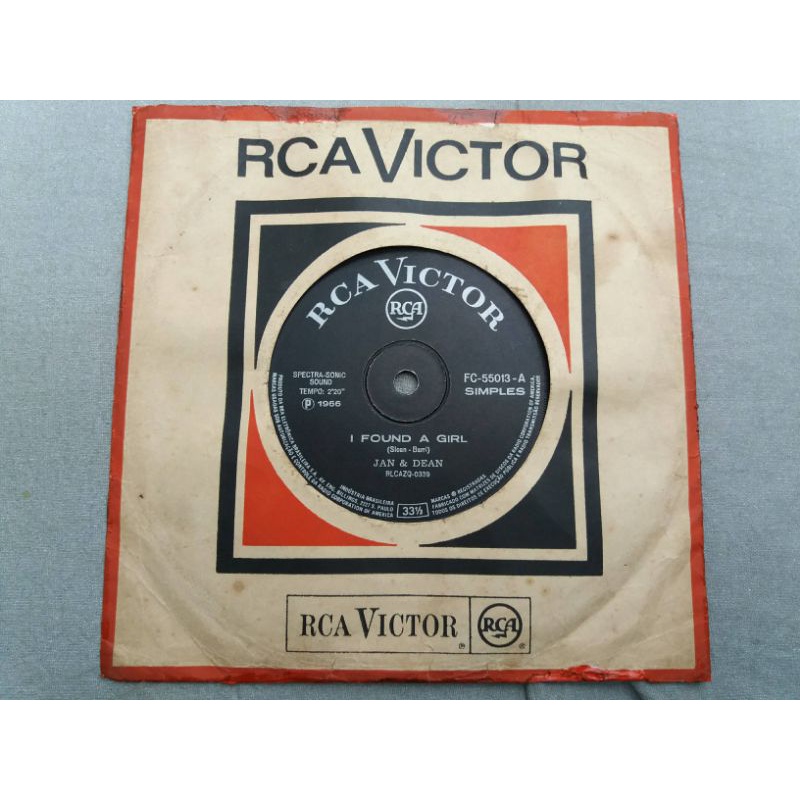 Compacto Vinil Jan And Dean - I Found A Girl