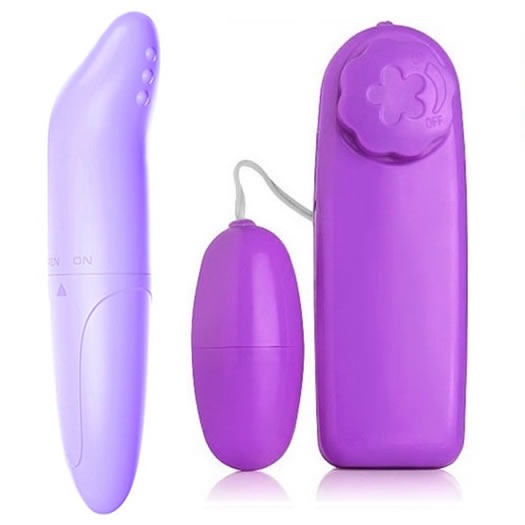 KIT 2 Vibrador Feminino Ponto G SPOT + BULLET - Sexy Shop Produtos
