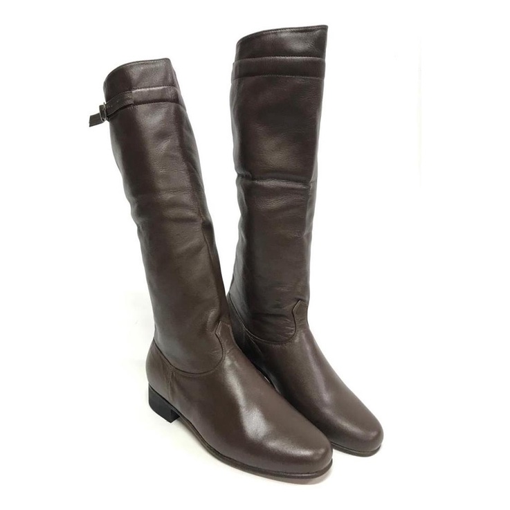 Bota Gaúcha Campeira Lince Cromo Marrom Solado Em Couro Natural Country