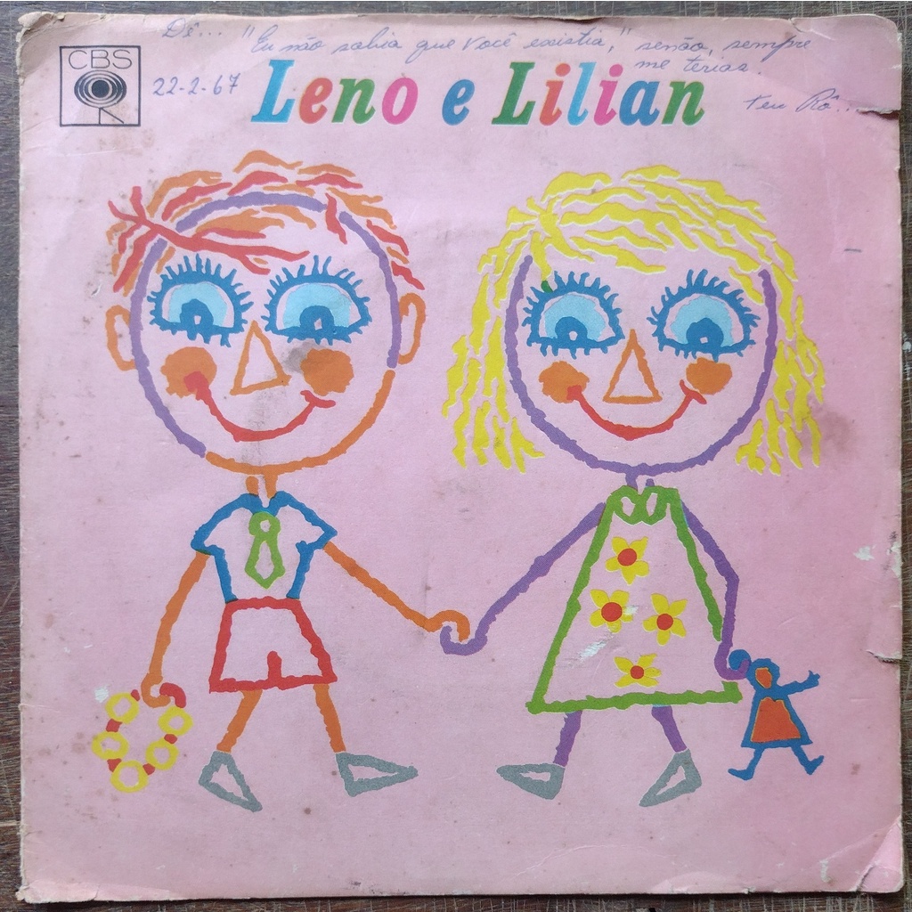 Compacto Leno E Lilian Eu Não Sabia Que Você Existia 1966