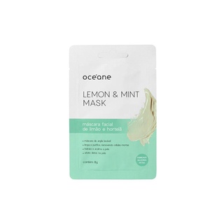 Océane Máscara Facial Limão e Hortelã 8g