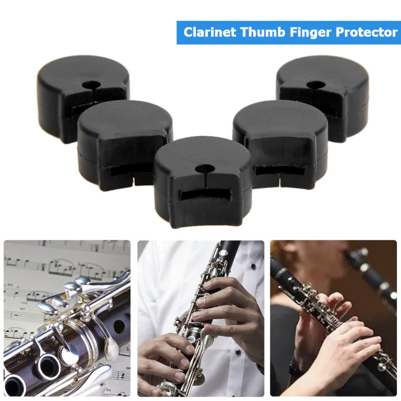 Apoio Protetor Descanso De Dedo Polegar Clarinete Compacto Borracha