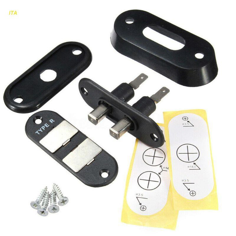 Ita Conjunto Interruptor Contato Deslizante P-3 Preto Para Carro / / Sistemas Travamento Central