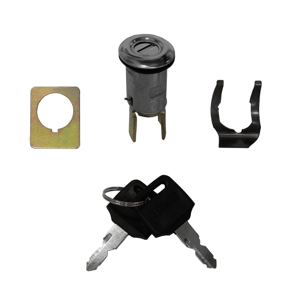 Trava Tampa Lateral C 100 Dream C100 Honda Modelo Original Completo Chave — imagem 2 de 2