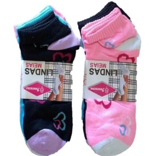 kit 12 pares de meia soquete feminino/masculino boa qualidade em Oferta na Shopee