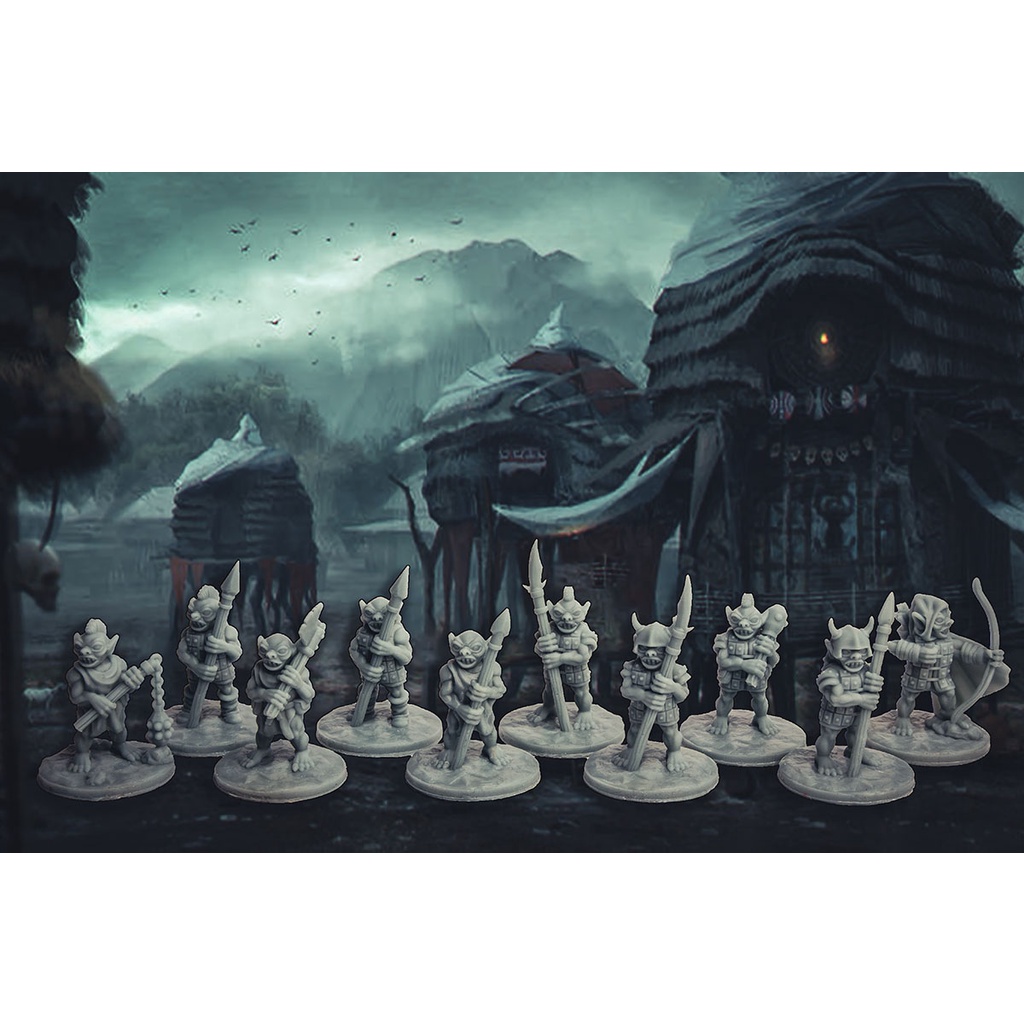 Miniaturas Goblins Rpg Dungeons and Dragons Dnd (10 Unidades)