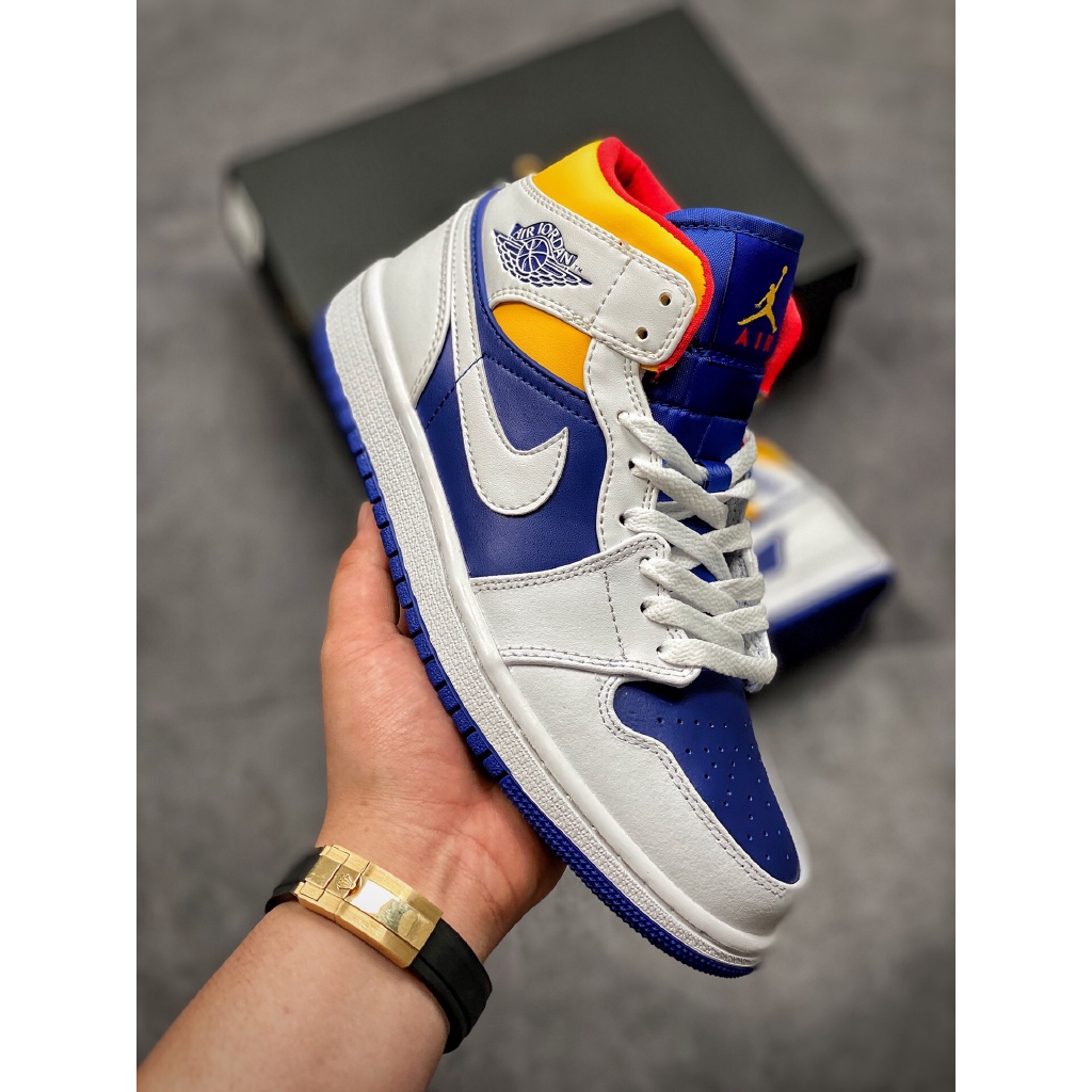 nike air jordan 1 mid navy blue