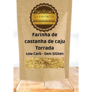 Farinha De Castanha De Caju Torrada Fina- 250g ou 500g Sem Glúten - Premium
