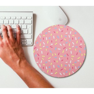 Mouse Pad Redondo Granulado Colorido em Oferta na Shopee