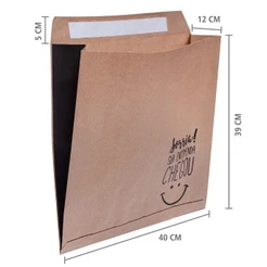 Kit 10 Envelopes de Segurança Kraft - VÁRIOS TAMANHOS - Ótima qualidade , com estampa ,com lacre Inviolável para ecommerce